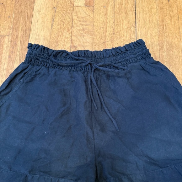 NWT Unsubscribed 100% Linen High-Rise Beach Shorts - Picture 2 of 7